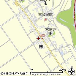 滋賀県蒲生郡竜王町林404周辺の地図