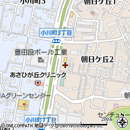 愛知県豊田市朝日ケ丘2丁目44周辺の地図