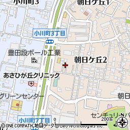 愛知県豊田市朝日ケ丘2丁目41周辺の地図