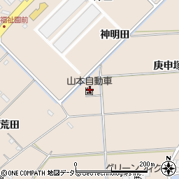 愛知県みよし市三好町（庚申塚）周辺の地図