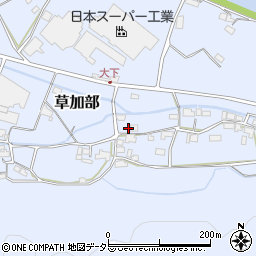 岡山県真庭市草加部1480周辺の地図