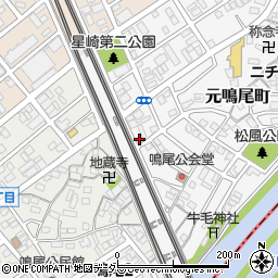 愛知県名古屋市南区元鳴尾町84周辺の地図