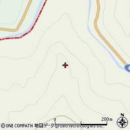 愛知県北設楽郡東栄町月棚沢周辺の地図