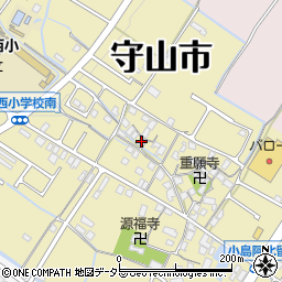 滋賀県守山市小島町1508周辺の地図