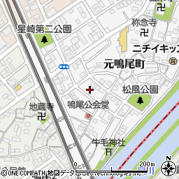 愛知県名古屋市南区元鳴尾町130周辺の地図