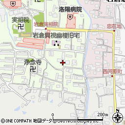 京都府京都市左京区岩倉上蔵町66周辺の地図