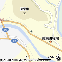 愛知県東栄町（北設楽郡）本郷（宮平）周辺の地図