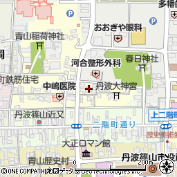 兵庫県丹波篠山市山内町58周辺の地図