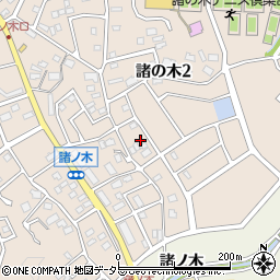 愛知県名古屋市緑区諸の木2丁目1906周辺の地図
