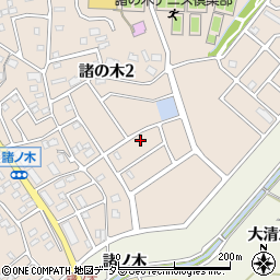 愛知県名古屋市緑区諸の木2丁目2907周辺の地図