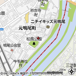 愛知県名古屋市南区元鳴尾町232周辺の地図