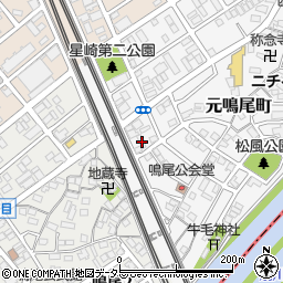 愛知県名古屋市南区元鳴尾町85周辺の地図