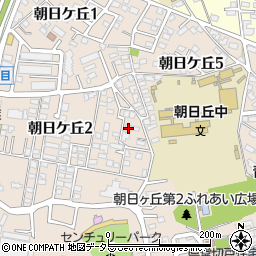愛知県豊田市朝日ケ丘2丁目27周辺の地図
