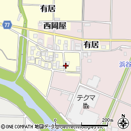 兵庫県丹波篠山市有居周辺の地図