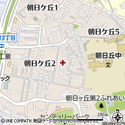 愛知県豊田市朝日ケ丘2丁目24周辺の地図