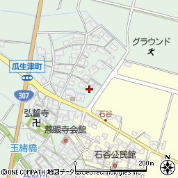 滋賀県東近江市瓜生津町2471周辺の地図