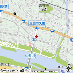 津山信用金庫久世支店周辺の地図