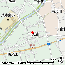 京都府南丹市八木町青戸大浦周辺の地図