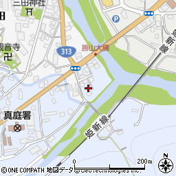 岡山県真庭市江川777周辺の地図