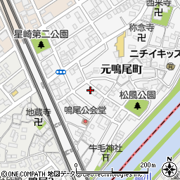 愛知県名古屋市南区元鳴尾町124周辺の地図