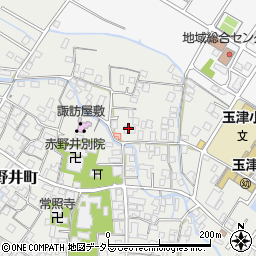 赤野井自治会館周辺の地図