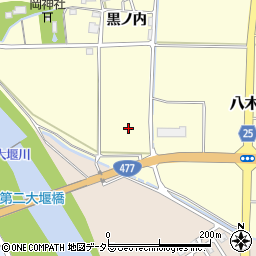 京都府南丹市八木町北広瀬松ノ木周辺の地図