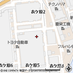 愛知県豊田市衣ケ原周辺の地図