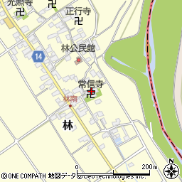 滋賀県蒲生郡竜王町林378周辺の地図