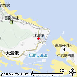 江澤館周辺の地図