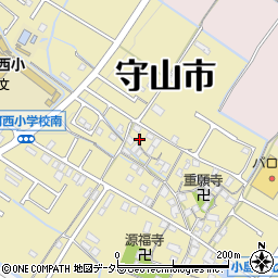 滋賀県守山市小島町1505周辺の地図