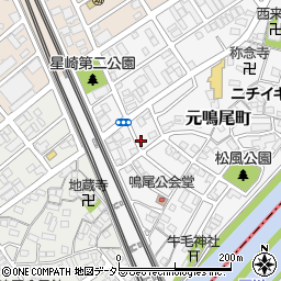 愛知県名古屋市南区元鳴尾町92周辺の地図