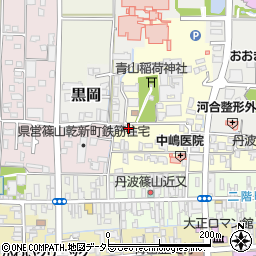 兵庫県丹波篠山市山内町78-11周辺の地図