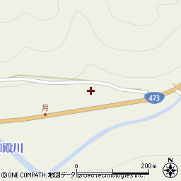 愛知県北設楽郡東栄町月正広平6周辺の地図