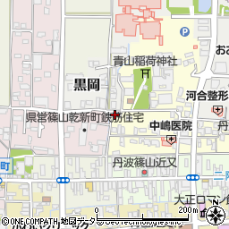 兵庫県丹波篠山市山内町78-2周辺の地図