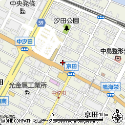 沓名ゴム工業所周辺の地図