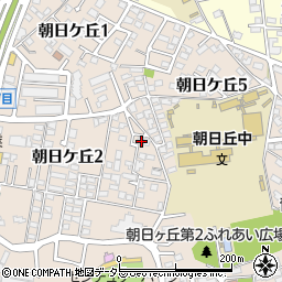 愛知県豊田市朝日ケ丘2丁目26周辺の地図