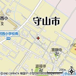 滋賀県守山市小島町1504周辺の地図