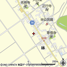 滋賀県蒲生郡竜王町林413周辺の地図