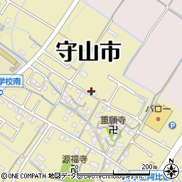 滋賀県守山市小島町1404周辺の地図