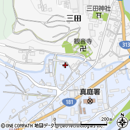 岡山県真庭市江川858-3周辺の地図