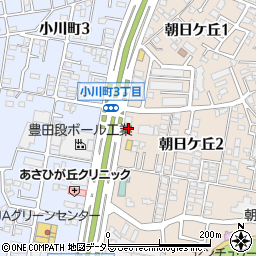愛知県豊田市朝日ケ丘2丁目2周辺の地図