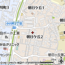愛知県豊田市朝日ケ丘2丁目11周辺の地図