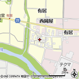 兵庫県丹波篠山市有居46周辺の地図