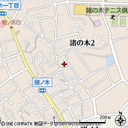 愛知県名古屋市緑区諸の木2丁目2006周辺の地図
