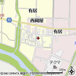 兵庫県丹波篠山市有居30周辺の地図