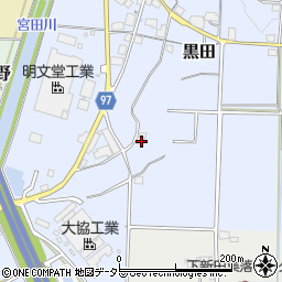 兵庫県丹波篠山市黒田513-1周辺の地図