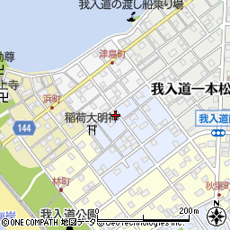 静岡県沼津市我入道周辺の地図