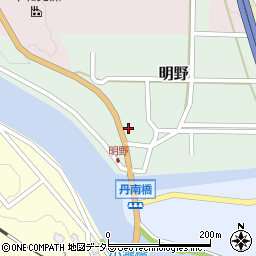 兵庫県丹波篠山市明野181周辺の地図