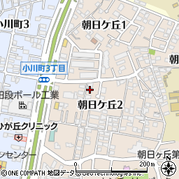 愛知県豊田市朝日ケ丘2丁目10周辺の地図