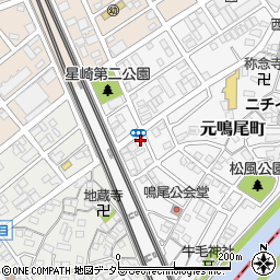 愛知県名古屋市南区元鳴尾町89周辺の地図